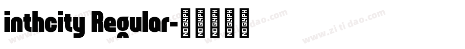 inthcity Regular字体转换